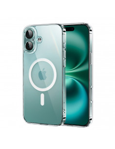 
Elegantiškas skaidrus magnetinis dėklas, skirtas „iPhone 16 Plus“ – permatomas
