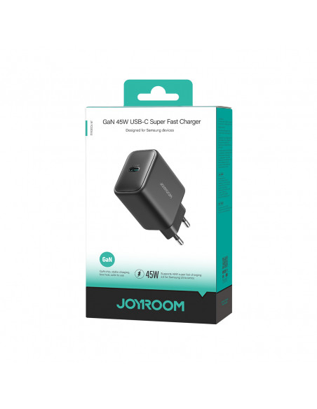
45 W GaN sieninis įkroviklis, skirtas „Samsung Ultra“ – juodas
