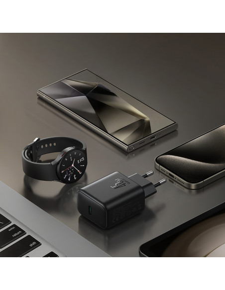 
45 W GaN sieninis įkroviklis, skirtas „Samsung Ultra“ – juodas
