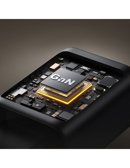 
45 W GaN sieninis įkroviklis, skirtas „Samsung Ultra“ – juodas
