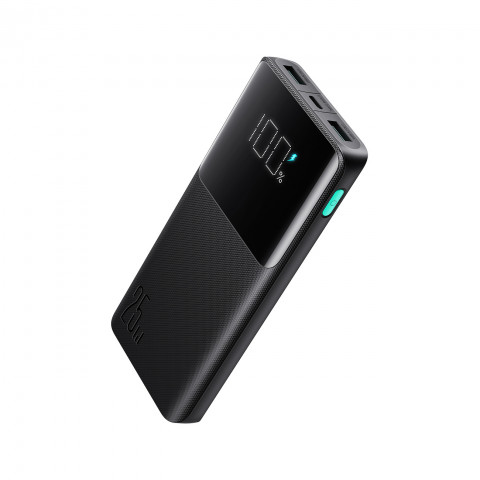 
Nešiojamoji baterija 10000mAh 25W 2x USB-A 1x USB-C SFC - juoda
