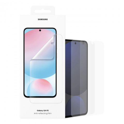
2x „Samsung“ ekrano apsaugos, skirtos „Samsung Galaxy S24 FE“.
