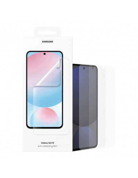 
2x „Samsung“ ekrano apsaugos, skirtos „Samsung Galaxy S24 FE“.
