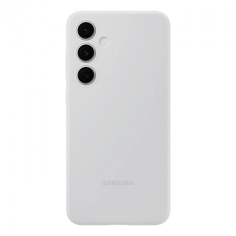 
„Samsung“ silikoninis dėklas, skirtas „Galaxy S24 FE“ – pilkas
