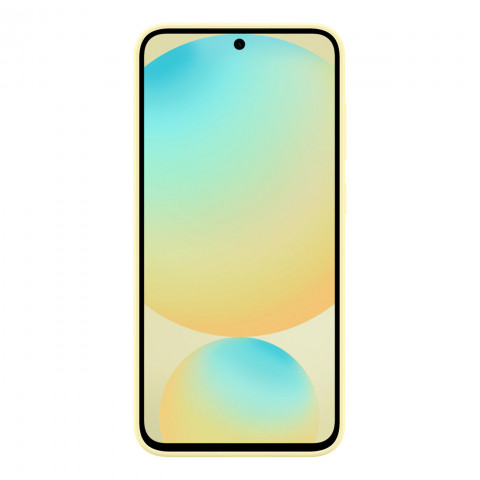 
„Samsung Galaxy S24 FE“ stovintis dėklas su rankena ir stovu – geltonas
