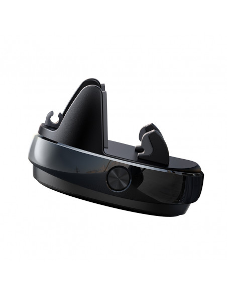 
Automobilinis telefono laikiklis su prietaisų skydelio laikikliu – juodas
