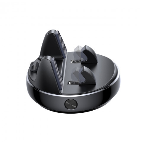 
Automobilinis telefono laikiklis su prietaisų skydelio laikikliu – juodas
