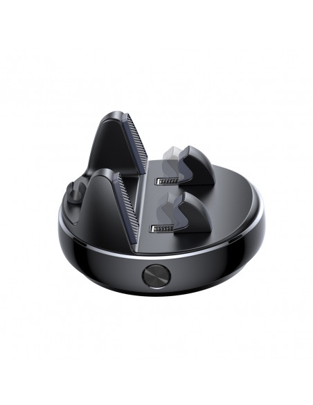 
Automobilinis telefono laikiklis su prietaisų skydelio laikikliu – juodas
