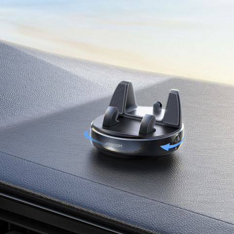 
Automobilinis telefono laikiklis su prietaisų skydelio laikikliu – juodas
