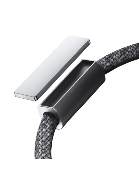 
USB-A – „iPhone Lightning“ laidas su magnetiniu laikikliu ir organizatoriumi, 1,2 m – pilkas
