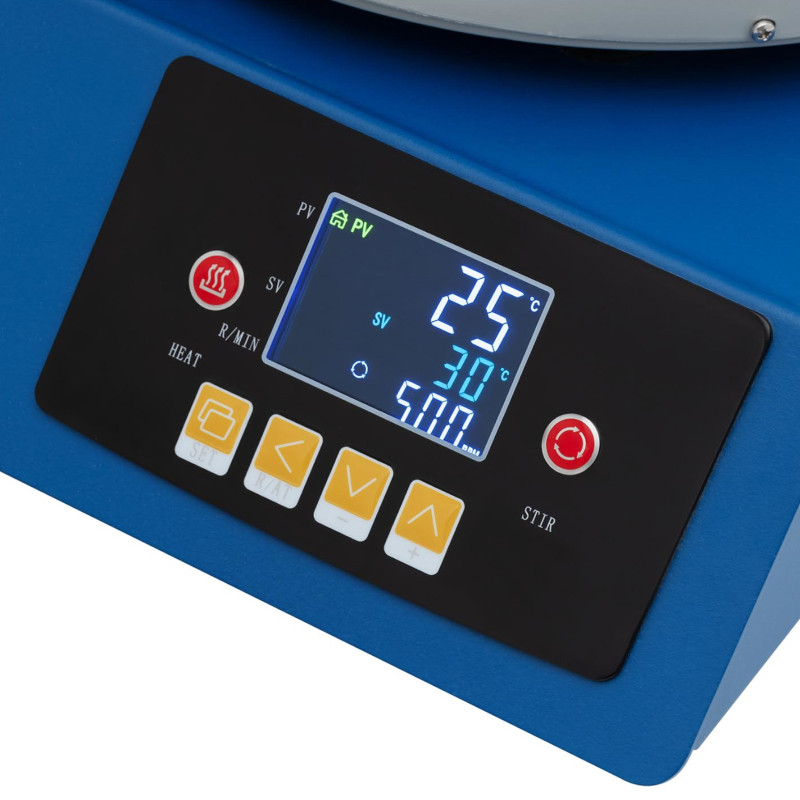 Laboratorinis šildymo apvalkalas su magnetine maišykle + stovas 5 l 1800 aps./min 300 C