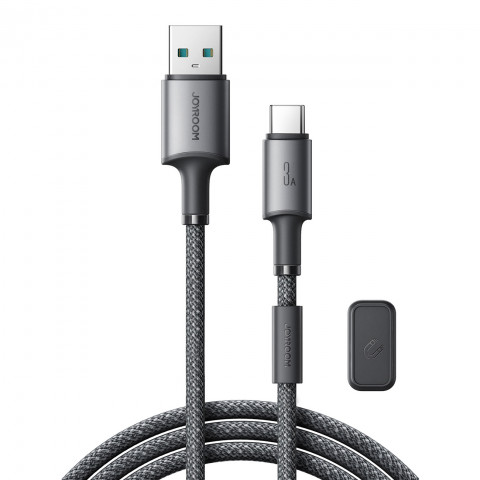 
USB-A - USB-C laidas su organizatoriumi ir magnetiniu laikikliu 1,2 m - pilkas
