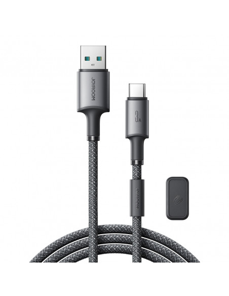 
USB-A - USB-C laidas su organizatoriumi ir magnetiniu laikikliu 1,2 m - pilkas

