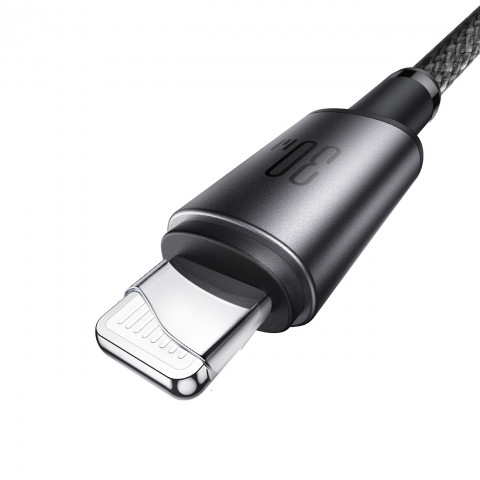 
USB-C – „iPhone Lightning“ laidas su magnetiniu laikikliu ir organizatoriumi, 1,2 m – pilkas
