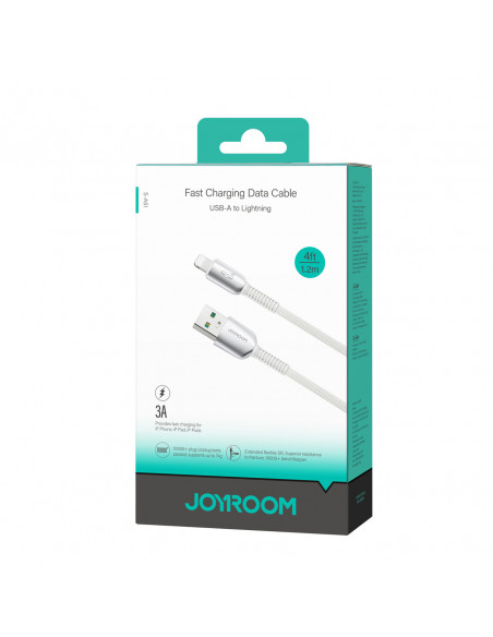 
„Cutting-Edge“ serijos 3A USB-A į „iPhone Lightning“ laidas, 1,2 m – pilkas
