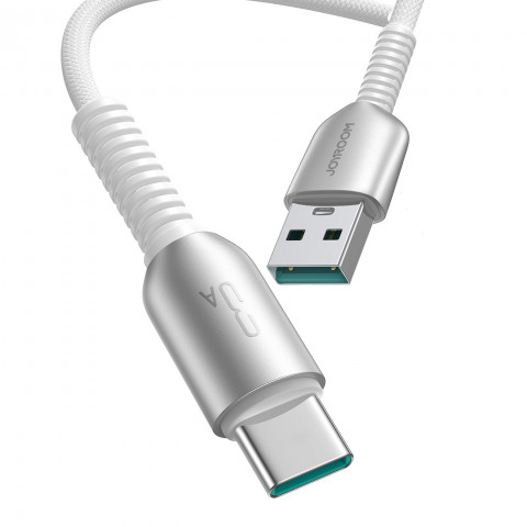 
„Cutting-Edge“ serijos 3A USB-A - USB-C 1,2 m laidas - pilkas
