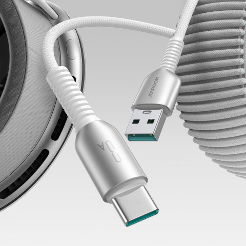 
„Cutting-Edge“ serijos 3A USB-A - USB-C 1,2 m laidas - pilkas
