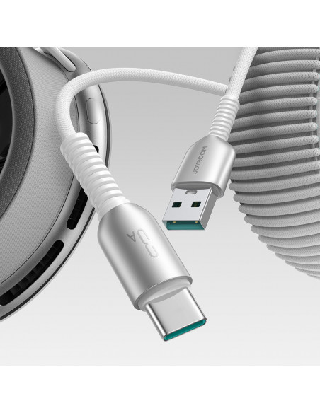 
„Cutting-Edge“ serijos 3A USB-A - USB-C 1,2 m laidas - pilkas
