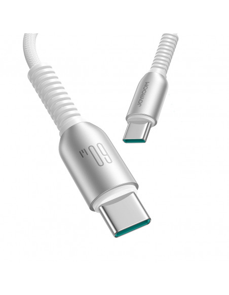 
„Cutting-Edge“ serijos 60 W USB-C – USB-C 1,2 m laidas – pilkas
