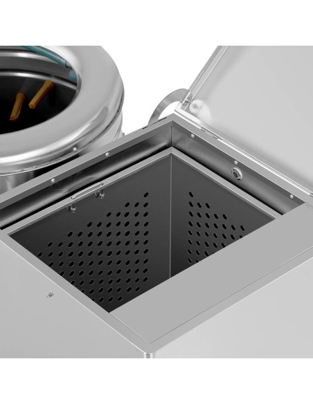 Skubarka paukštienos vištienos kalakutų nuplikymo aparatas 2in1 būgno sk. 50 cm 55 l 1,5 kW