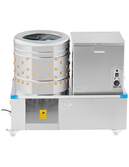 Skubarka paukštienos vištienos kalakutų nuplikymo aparatas 2in1 būgno sk. 50 cm 55 l 1,5 kW
