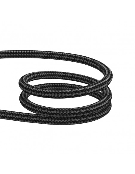 
„Crystal-Clear“ serijos 30 W USB-C–iPhone „Lightning“ laidas, 1,2 m – juodas
