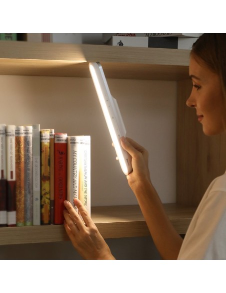 Magnetinė LED naktinė lemputė po spintele, skirta namų virtuvei, balta Magnetinė LED naktinė lemputė po spintele, skirta namų virtuvei, balta