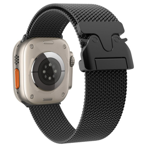 
Titano Milano kilpos dirželis Apple Watch 42/ 44/ 45/ 46/ 49 mm – juodas
