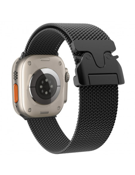 
Titano Milano kilpos dirželis Apple Watch 42/ 44/ 45/ 46/ 49 mm – juodas
