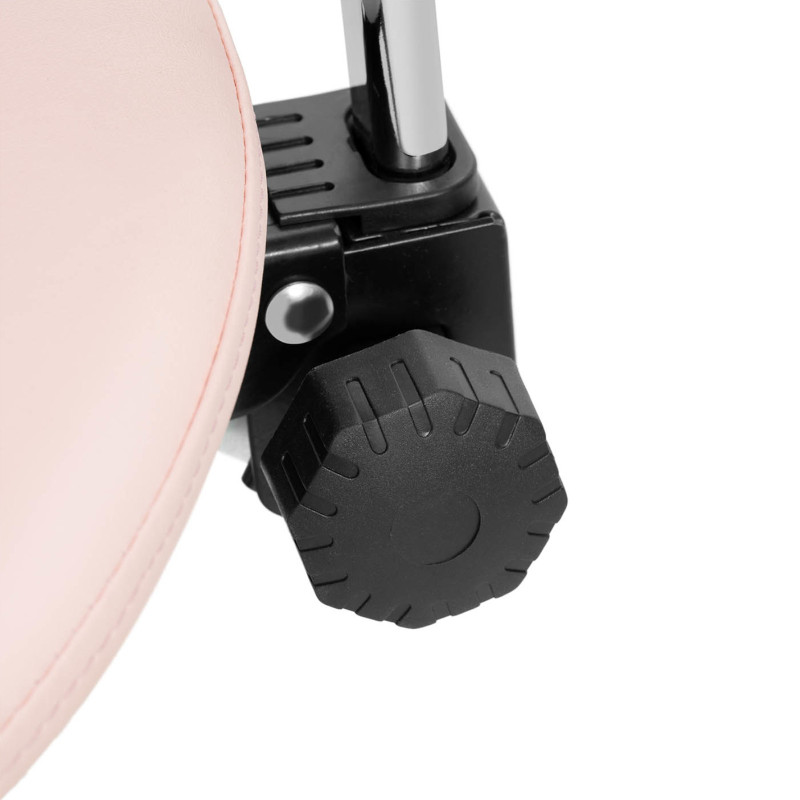 MANNHEIM POWDER PINK pasukama kosmetinė kėdė su reguliuojamu atlošu rožinė
