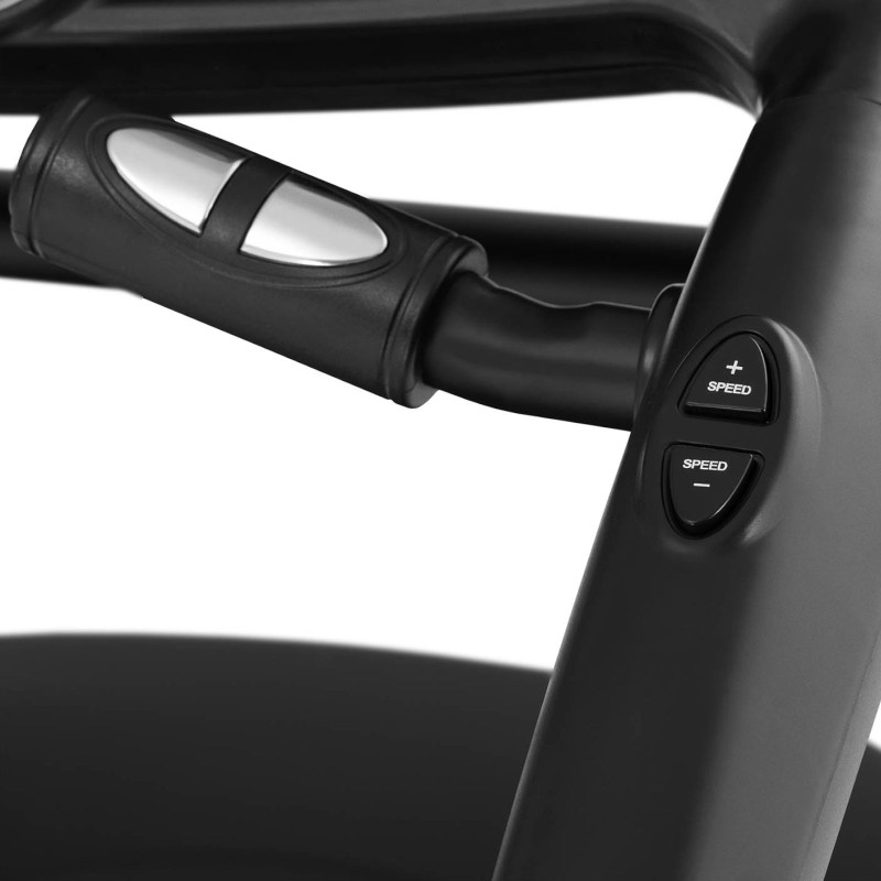 Profesionalus elektrinis bėgimo takelis iki 120 kg 12 LCD programų 1837 W