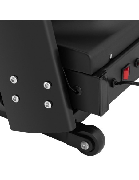 Profesionalus elektrinis bėgimo takelis iki 120 kg 12 LCD programų 1837 W