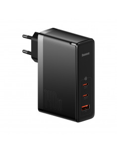 
„GaN5 Pro“ 2xUSB-C+USB-A 140 W ES greitasis įkroviklis – juodas
