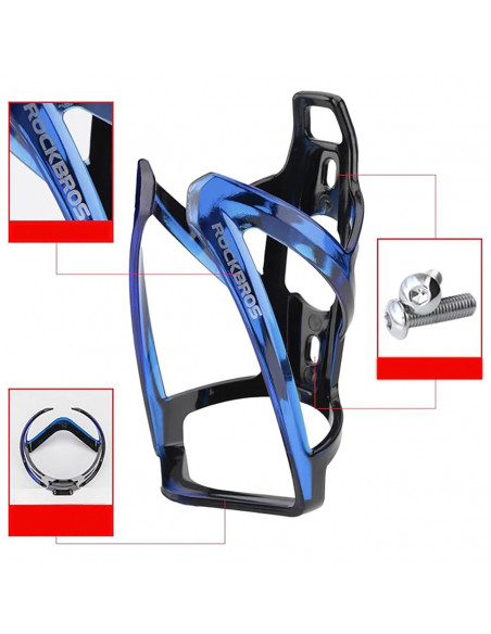 
Dviračio butelio laikiklis – juodas ir mėlynas
