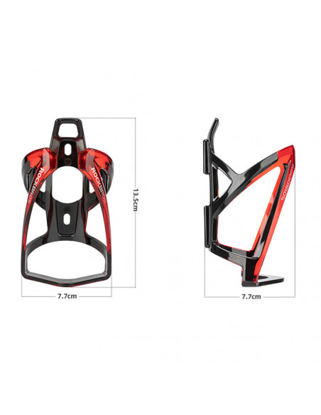 
Dviračio butelio laikiklis – juodas ir raudonas
