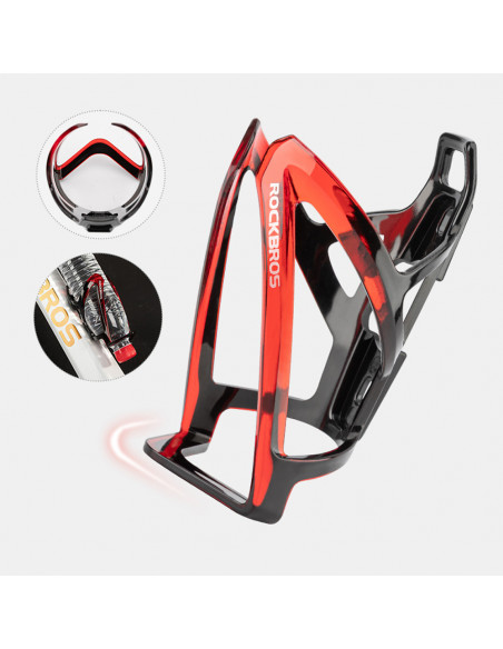 
Dviračio butelio laikiklis – juodas ir raudonas
