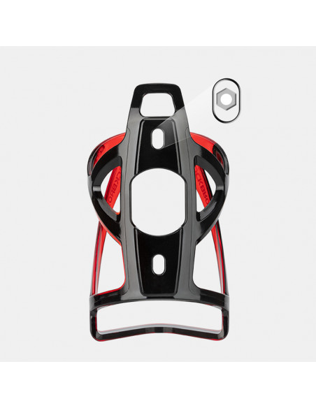 
Dviračio butelio laikiklis – juodas ir raudonas
