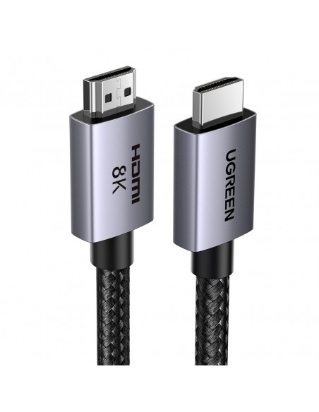 
HDMI 2.1 8K kabelis sertifikuotas VRR QMS QFT ALLM 3m - pilkas

