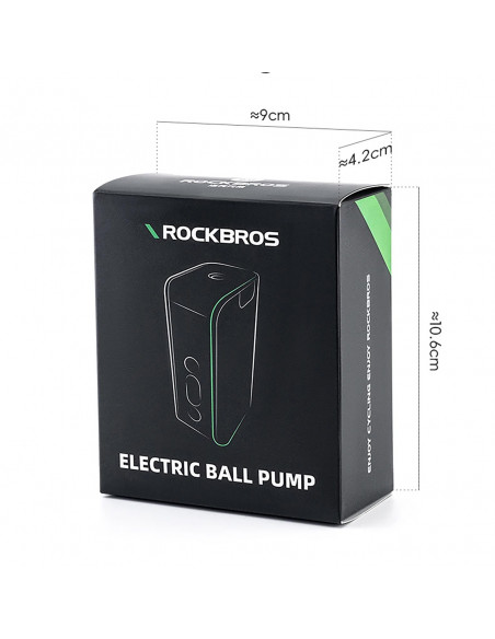 
Elektrinis dviračių, padangų, kamuolių, balionų, čiužinių siurblys 1,37 bar / 20 PSI - mėlynas
