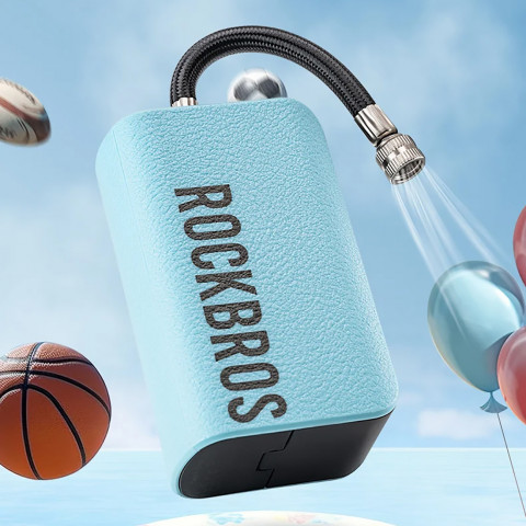 
Elektrinis dviračių, padangų, kamuolių, balionų, čiužinių siurblys 1,37 bar / 20 PSI - mėlynas
