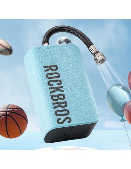 
Elektrinis dviračių, padangų, kamuolių, balionų, čiužinių siurblys 1,37 bar / 20 PSI - mėlynas
