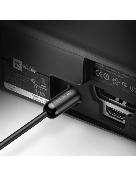 
„Toslink SPDIF“ optinis garso kabelis, 3 m, juodas
