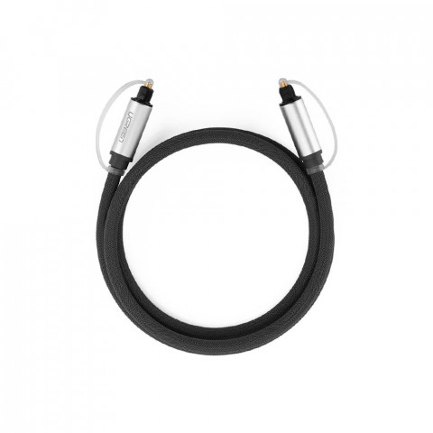 
„Toslink SPDIF“ optinis garso kabelis, 2 m, pilkas
