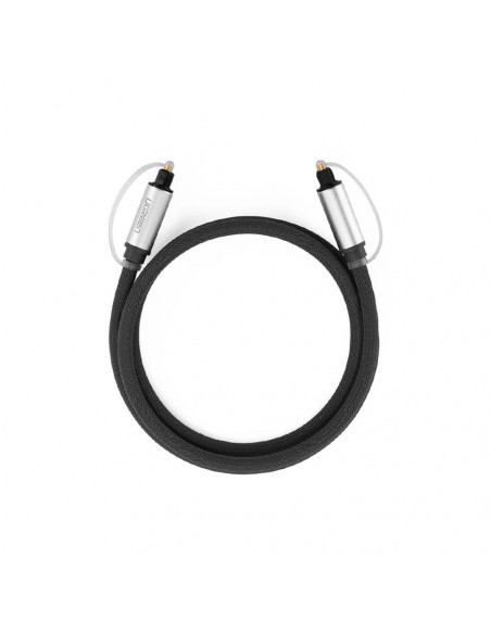 
„Toslink SPDIF“ optinis garso kabelis, 2 m, pilkas
