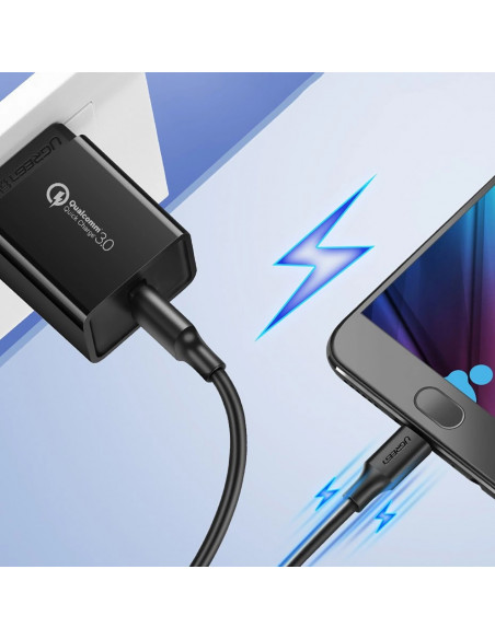 
Micro USB - USB-A laidas 0,5 m - juodas
