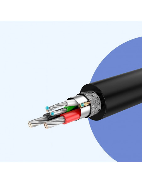 
Micro USB - USB-A laidas 0,5 m - juodas
