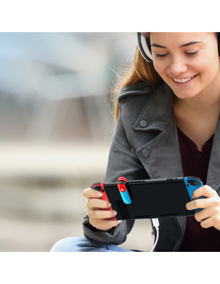 
USB-C - USB-C PD QC AFC 0,5 m kabelis - baltas
