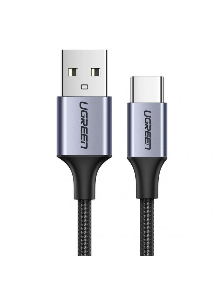 
Laidas USB-A - USB-C QC 3.0 3A 1.5m - pilkas

