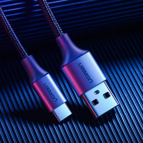 
Laidas USB-A - USB-C QC 3.0 3A 1.5m - pilkas
