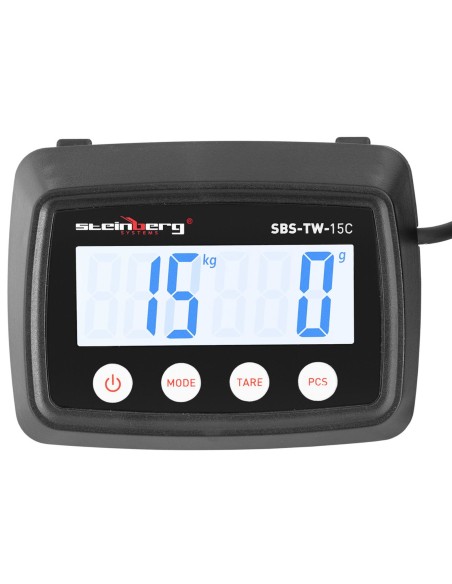 Pašto svarstyklės laiškų siuntiniams LCD 15 kg / 1 g Pašto svarstyklės laiškų siuntiniams LCD 15 kg / 1 g
